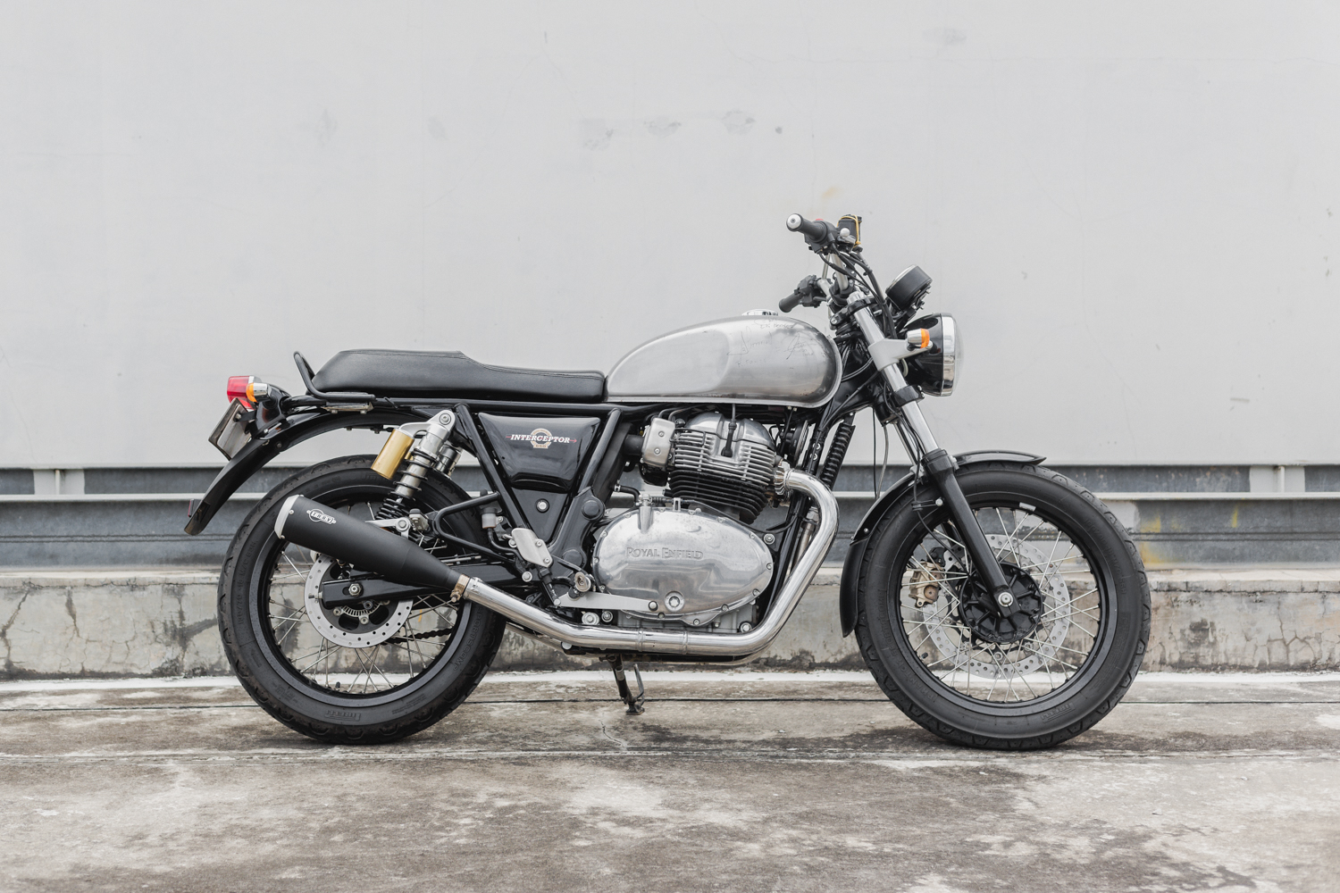 Peony Slip-On Mufflers for Royal Enfield